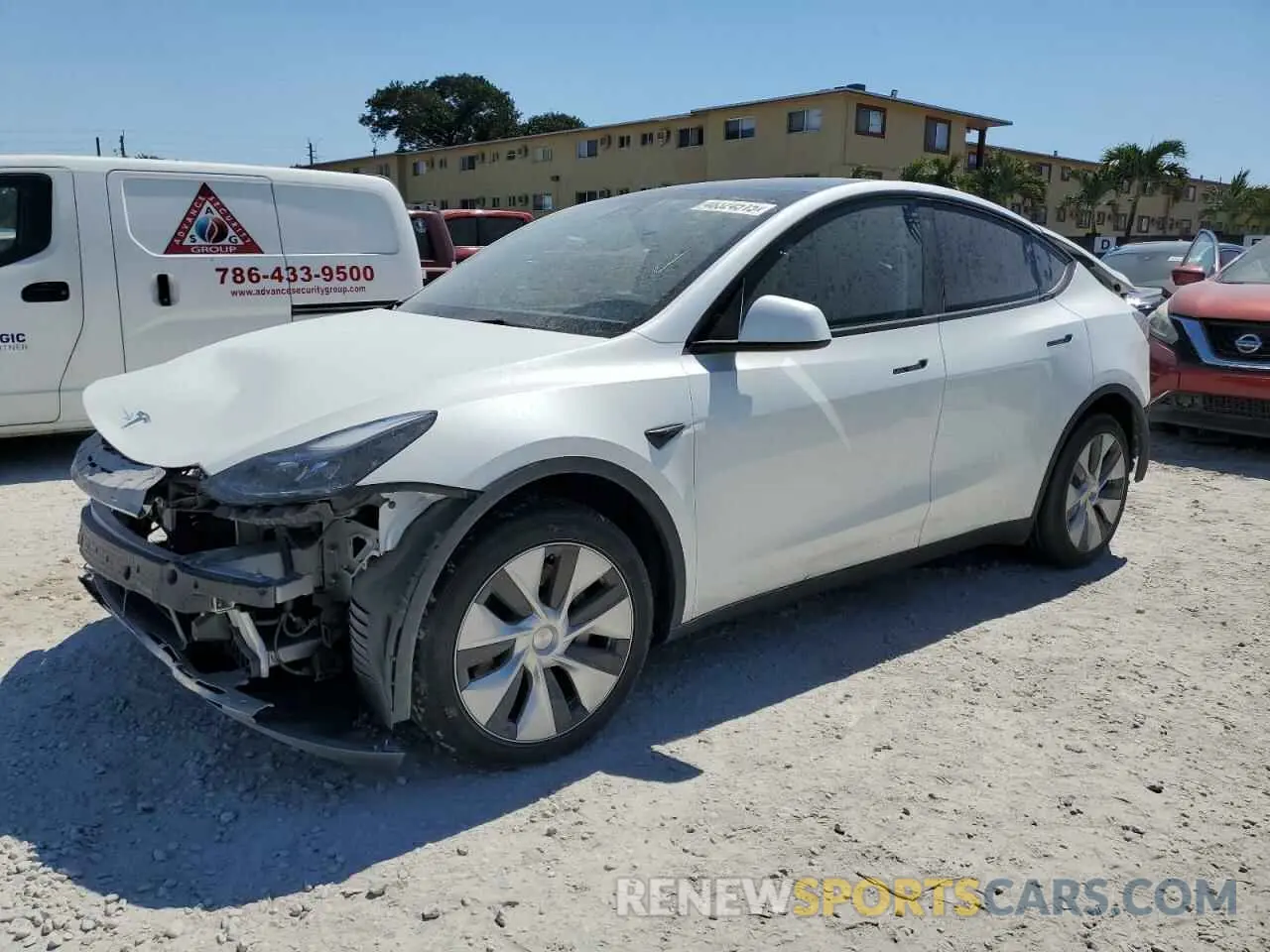 1 Photograph of a damaged car 7SAYGDEEXPF770800 TESLA MODEL Y 2023
