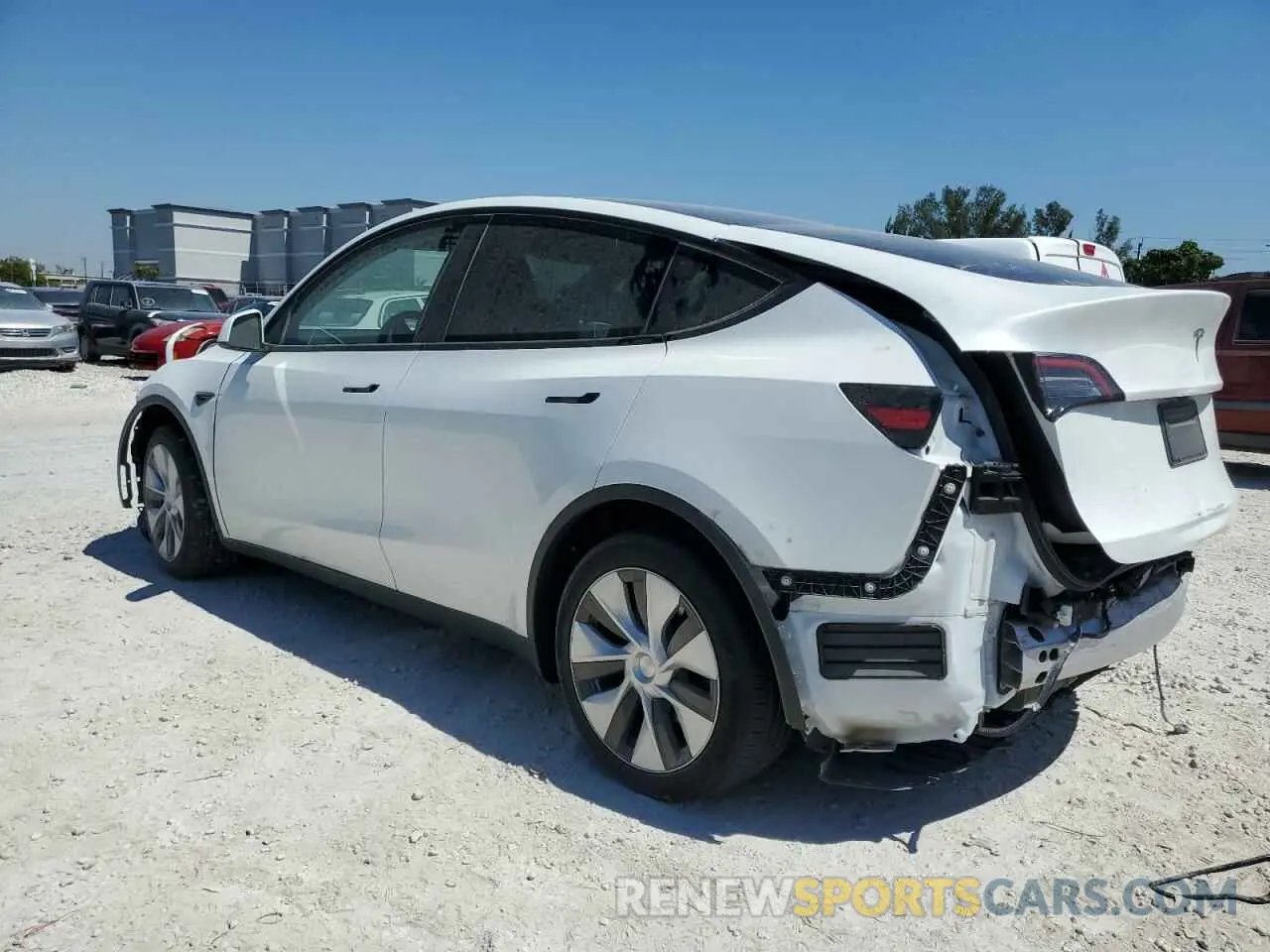 2 Photograph of a damaged car 7SAYGDEEXPF770800 TESLA MODEL Y 2023