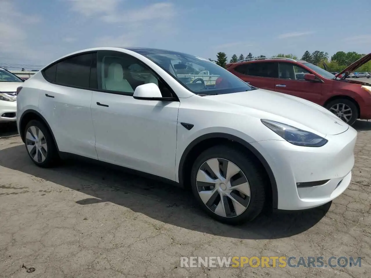 4 Фотография поврежденного автомобиля 7SAYGDEEXPF800782 TESLA MODEL Y 2023