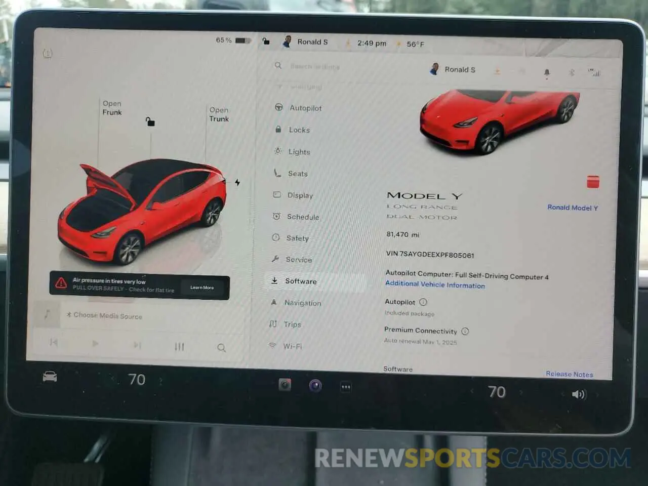 9 Photograph of a damaged car 7SAYGDEEXPF805061 TESLA MODEL Y 2023