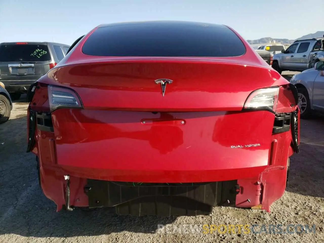 6 Photograph of a damaged car 7SAYGDEEXPF812480 TESLA MODEL Y 2023