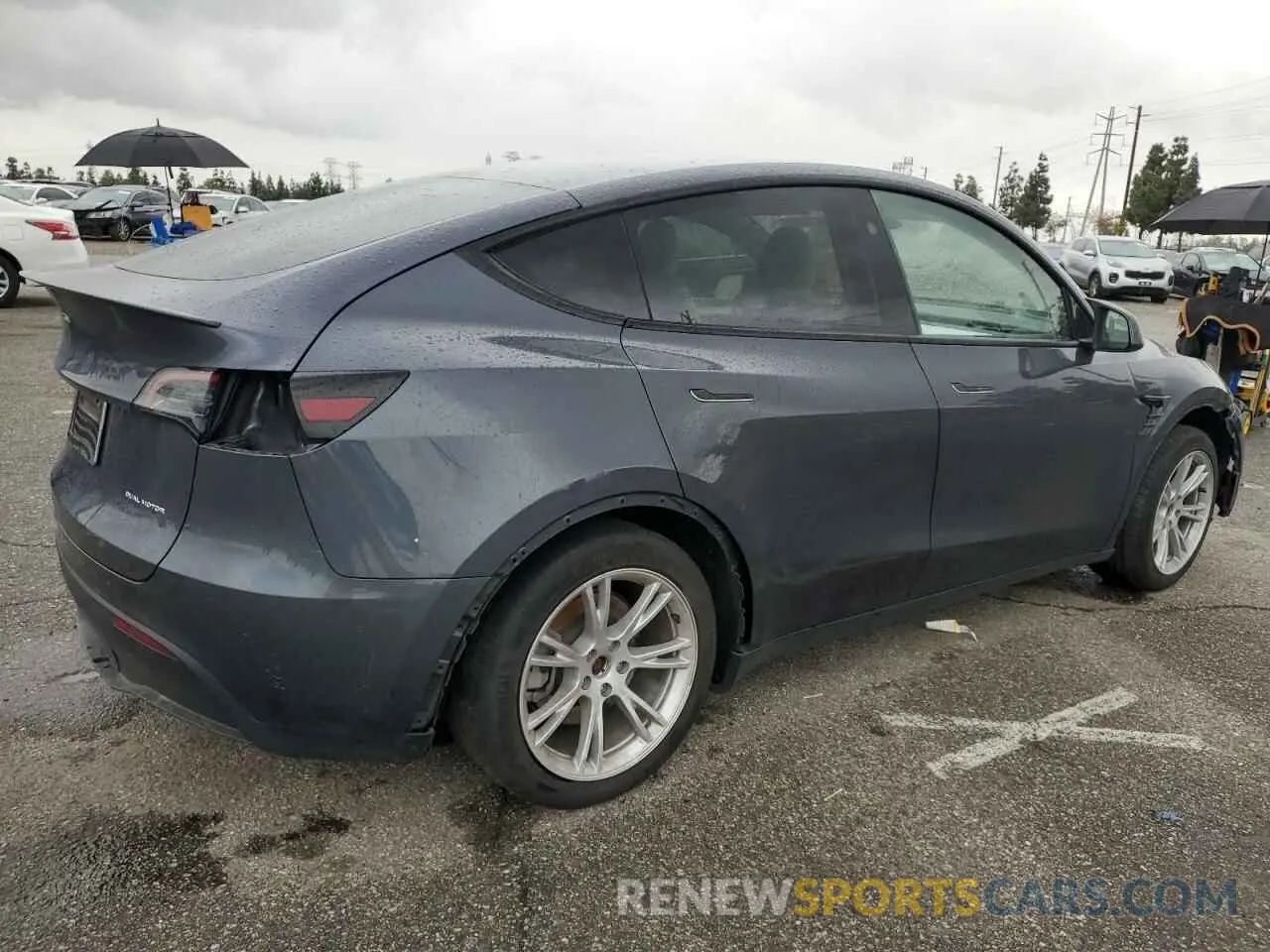 3 Фотография поврежденного автомобиля 7SAYGDEEXPF852736 TESLA MODEL Y 2023