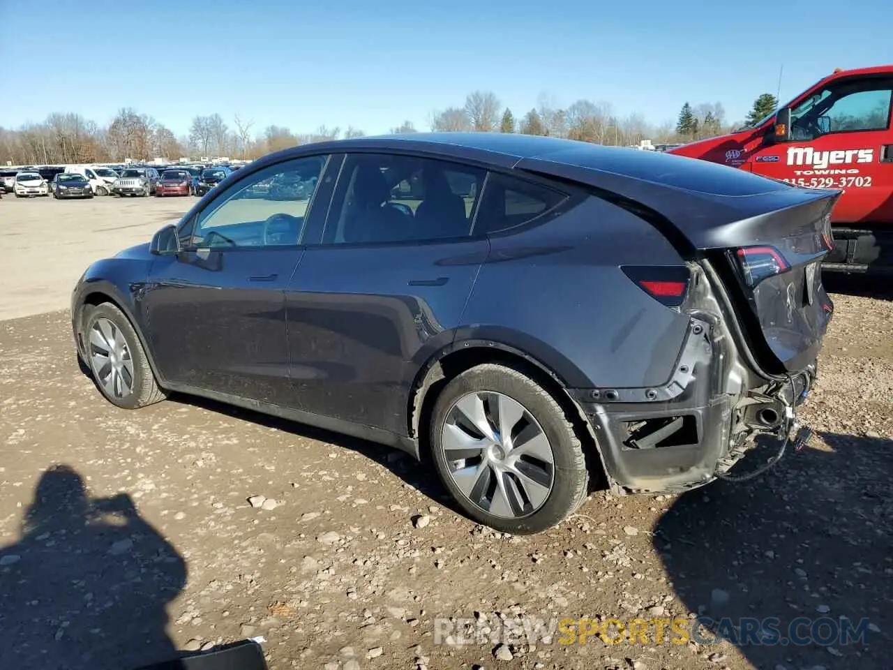 2 Photograph of a damaged car 7SAYGDEEXPF854017 TESLA MODEL Y 2023