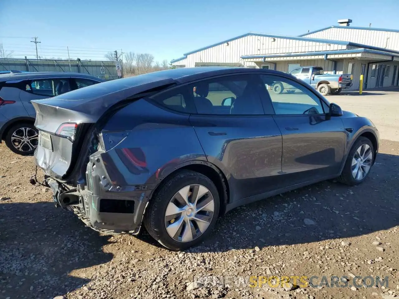 3 Photograph of a damaged car 7SAYGDEEXPF854017 TESLA MODEL Y 2023