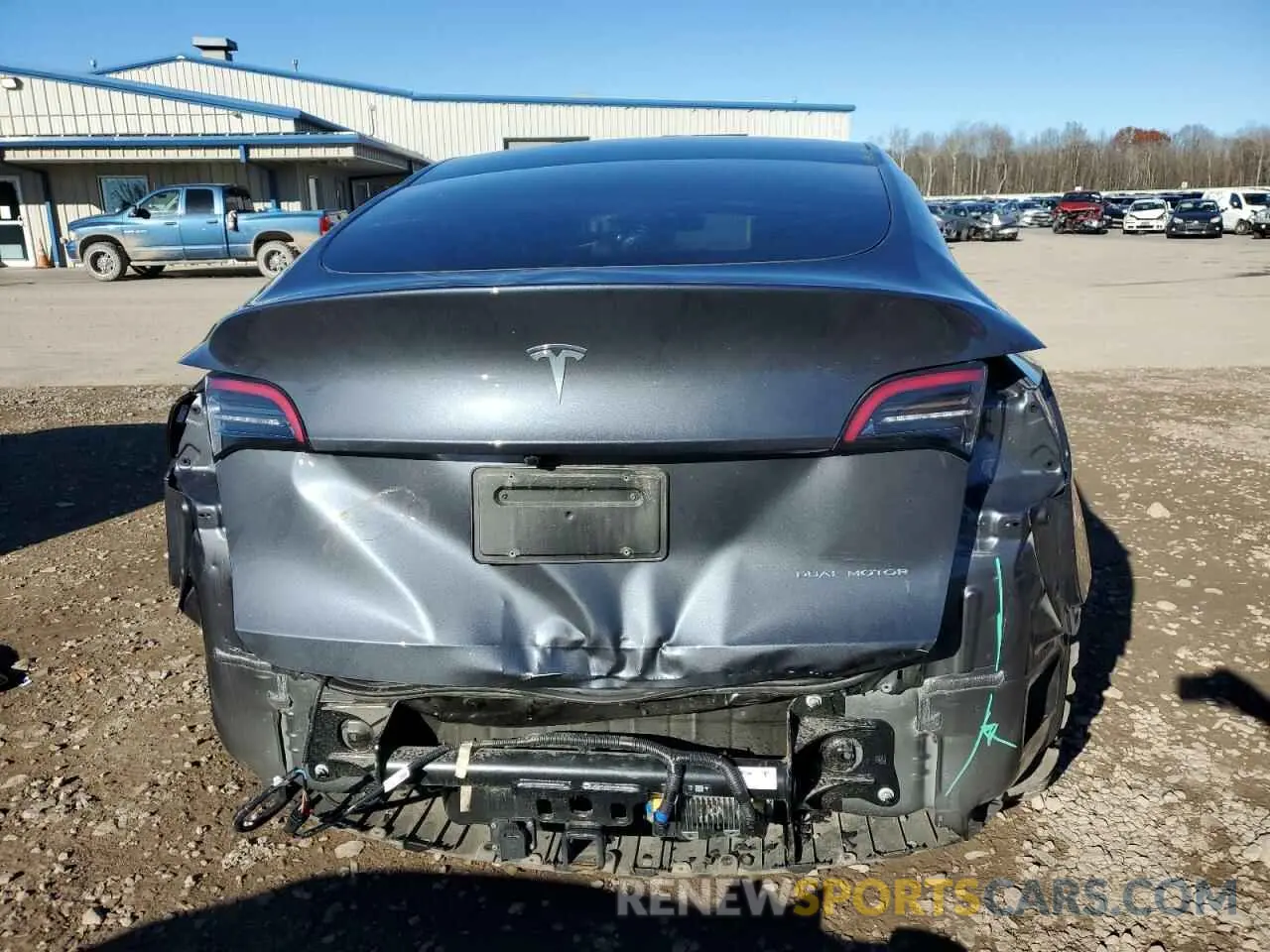 6 Photograph of a damaged car 7SAYGDEEXPF854017 TESLA MODEL Y 2023