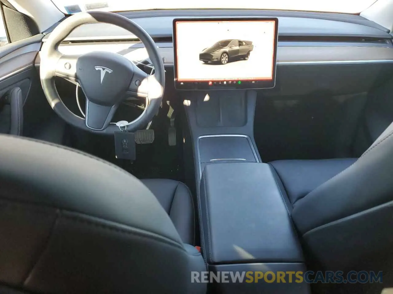 8 Photograph of a damaged car 7SAYGDEEXPF854017 TESLA MODEL Y 2023