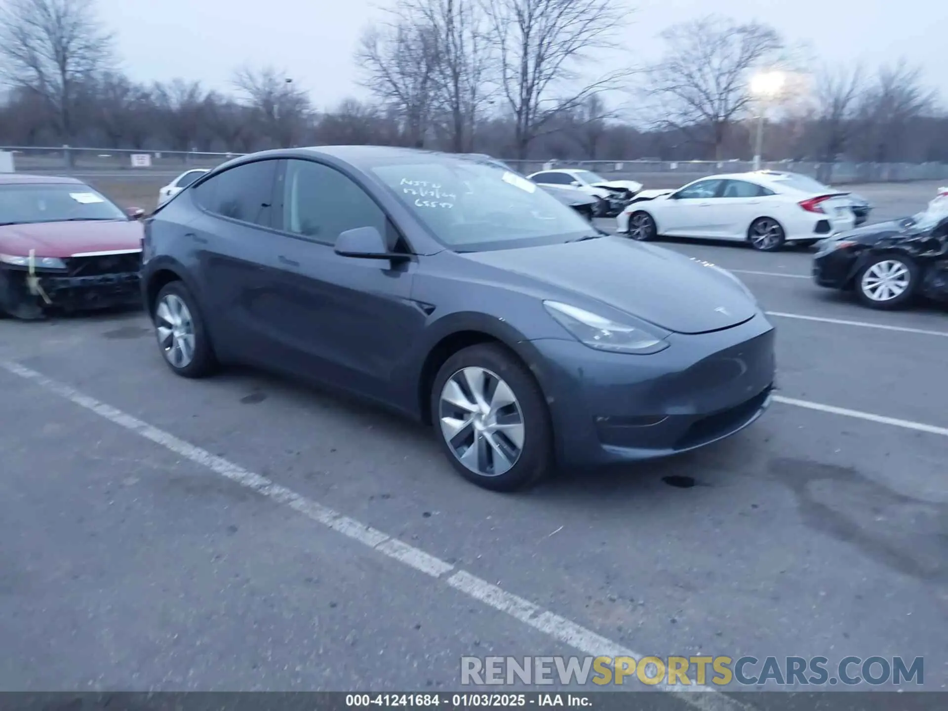 1 Photograph of a damaged car 7SAYGDEEXPF865549 TESLA MODEL Y 2023