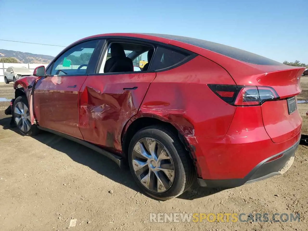 2 Фотография поврежденного автомобиля 7SAYGDEEXPF921943 TESLA MODEL Y 2023