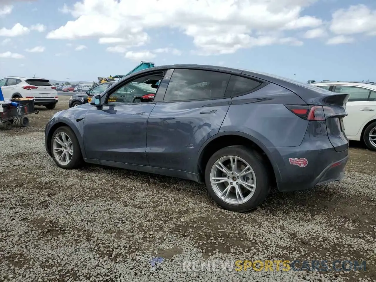 2 Фотография поврежденного автомобиля 7SAYGDEEXPF968017 TESLA MODEL Y 2023