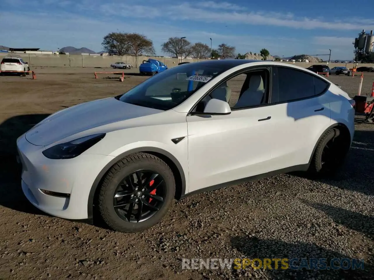 1 Photograph of a damaged car 7SAYGDEF0PF702093 TESLA MODEL Y 2023
