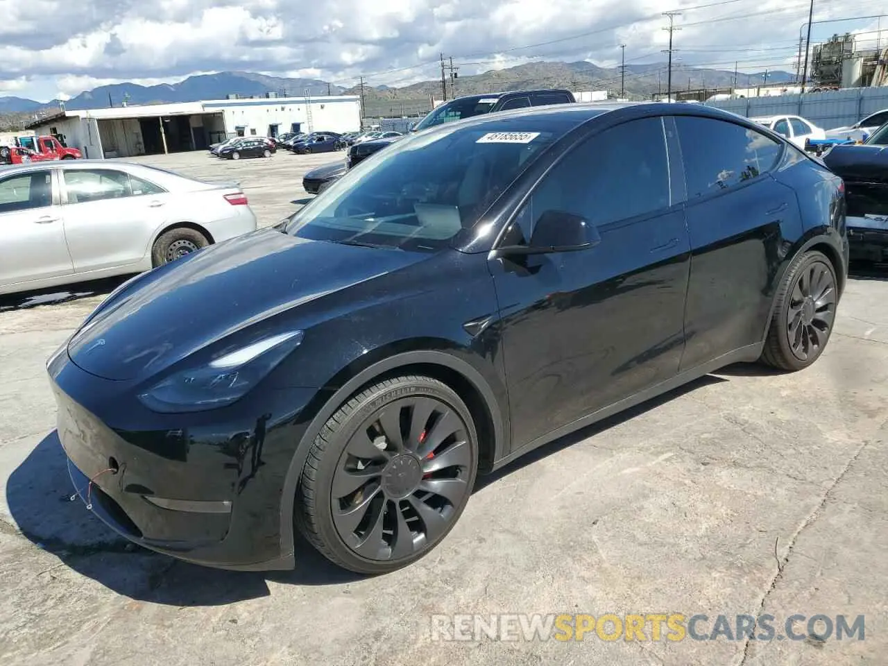 1 Photograph of a damaged car 7SAYGDEF0PF739418 TESLA MODEL Y 2023