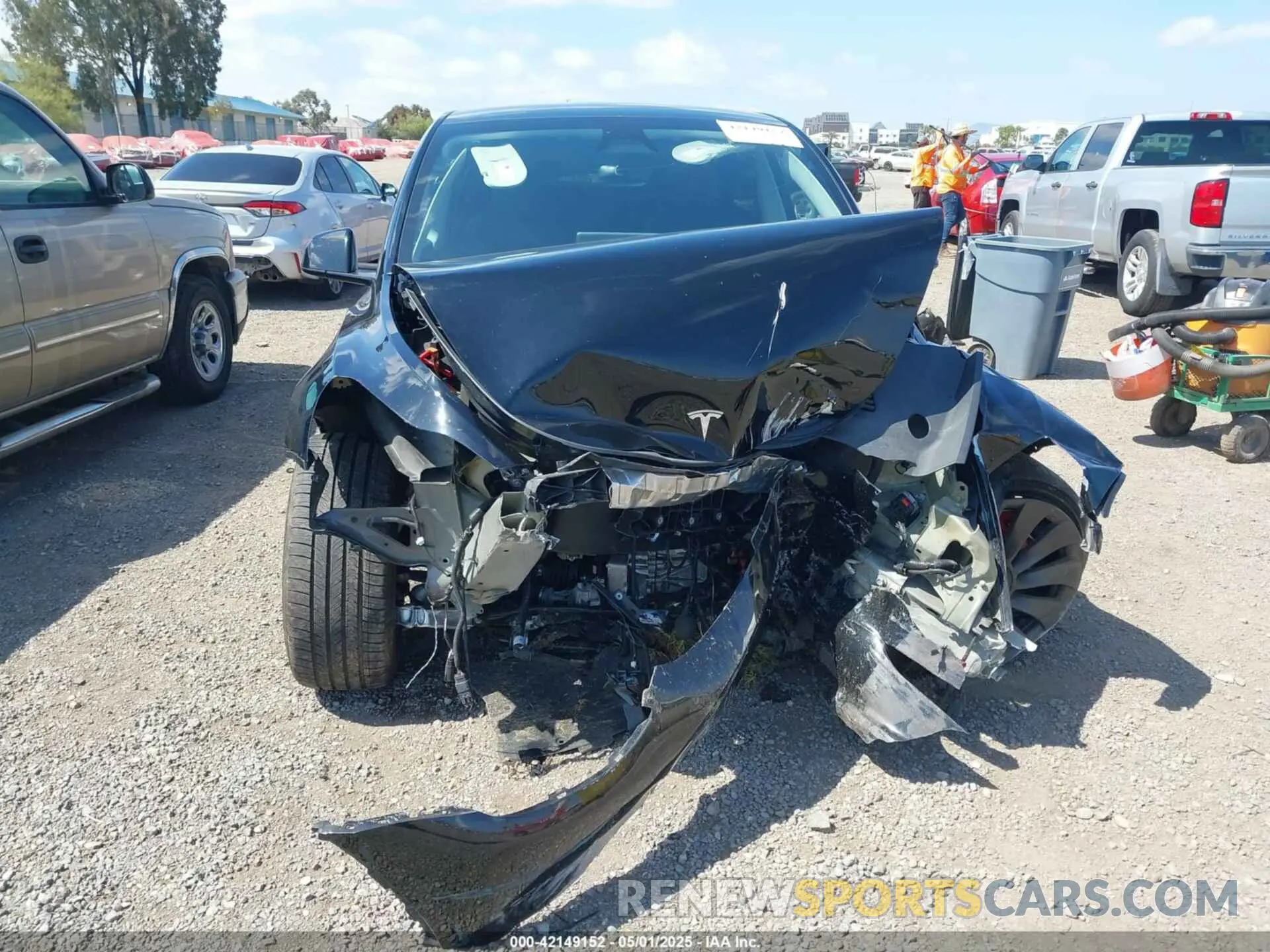 13 Фотография поврежденного автомобиля 7SAYGDEF0PF823996 TESLA MODEL Y 2023