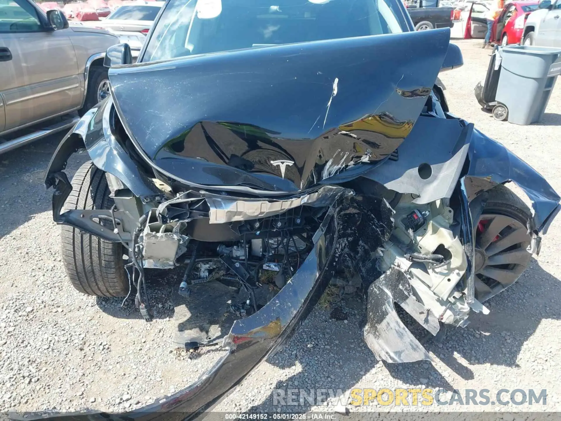6 Фотография поврежденного автомобиля 7SAYGDEF0PF823996 TESLA MODEL Y 2023
