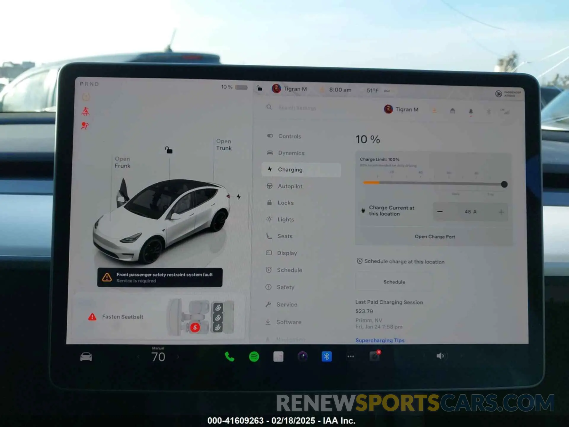 18 Фотография поврежденного автомобиля 7SAYGDEF0PF839468 TESLA MODEL Y 2023