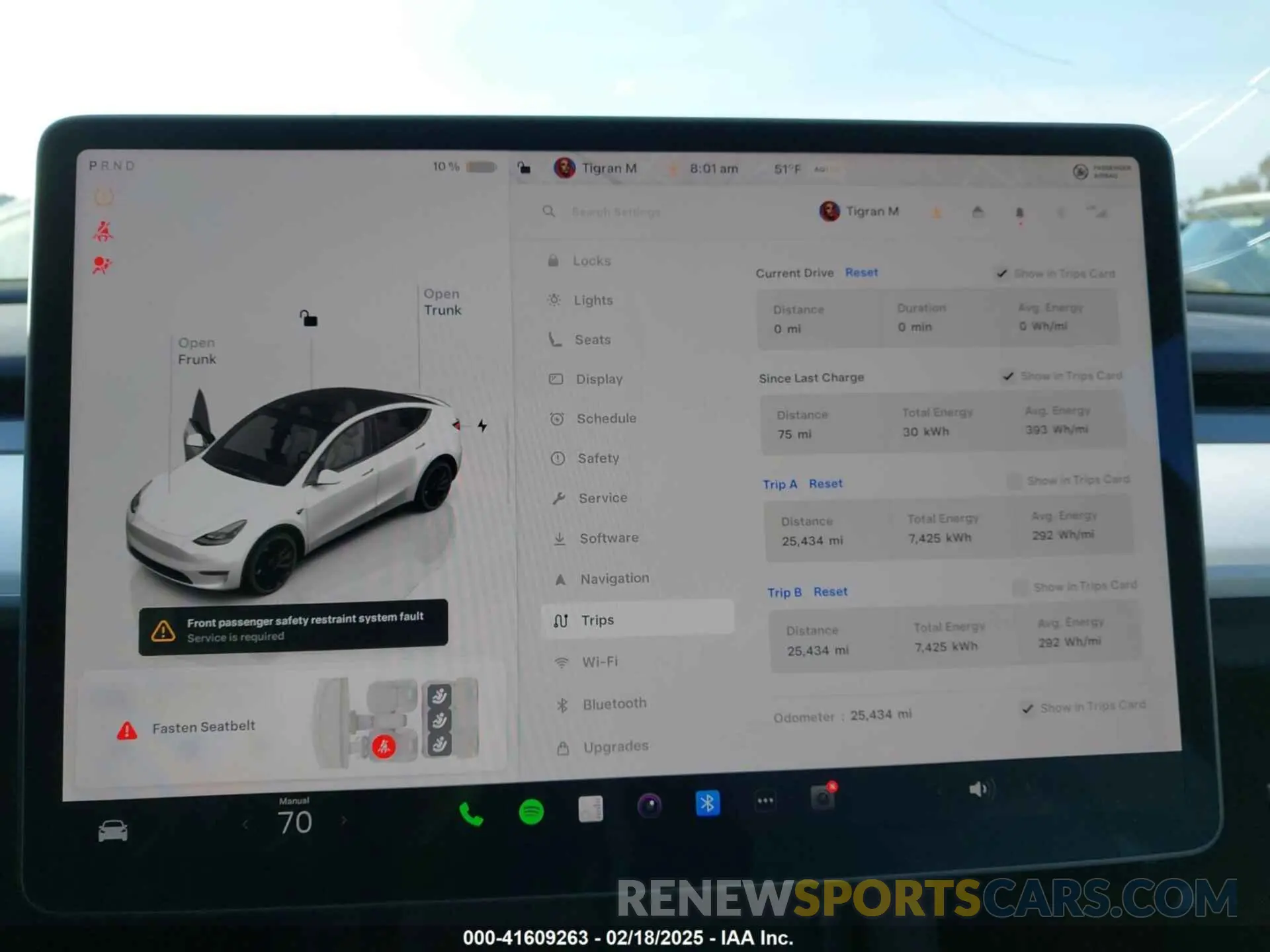 7 Фотография поврежденного автомобиля 7SAYGDEF0PF839468 TESLA MODEL Y 2023