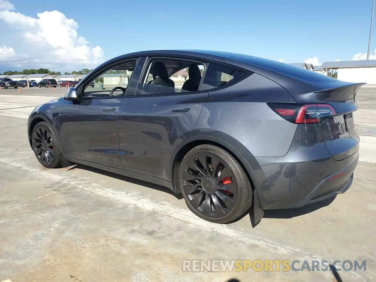 2 Фотография поврежденного автомобиля 7SAYGDEF0PF872020 TESLA MODEL Y 2023