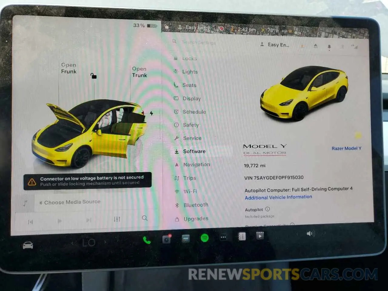 9 Photograph of a damaged car 7SAYGDEF0PF915030 TESLA MODEL Y 2023