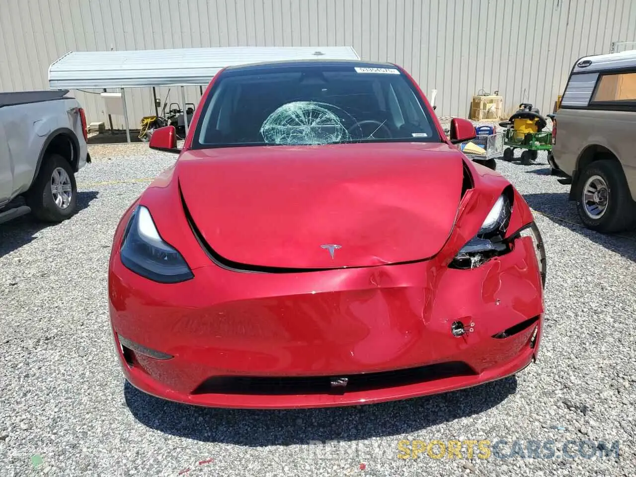 5 Photograph of a damaged car 7SAYGDEF0PF957021 TESLA MODEL Y 2023