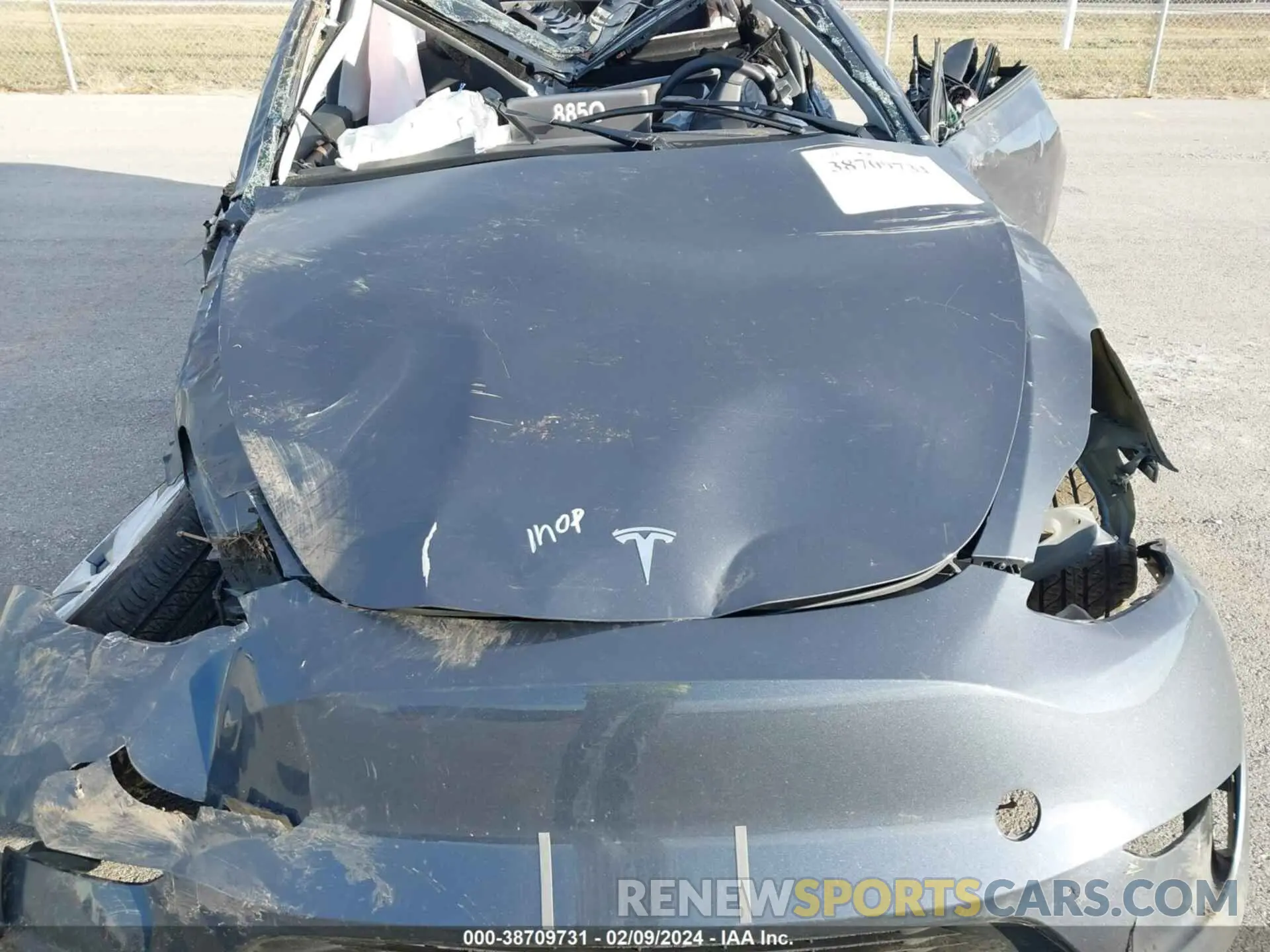 10 Фотография поврежденного автомобиля 7SAYGDEF1PA048850 TESLA MODEL Y 2023