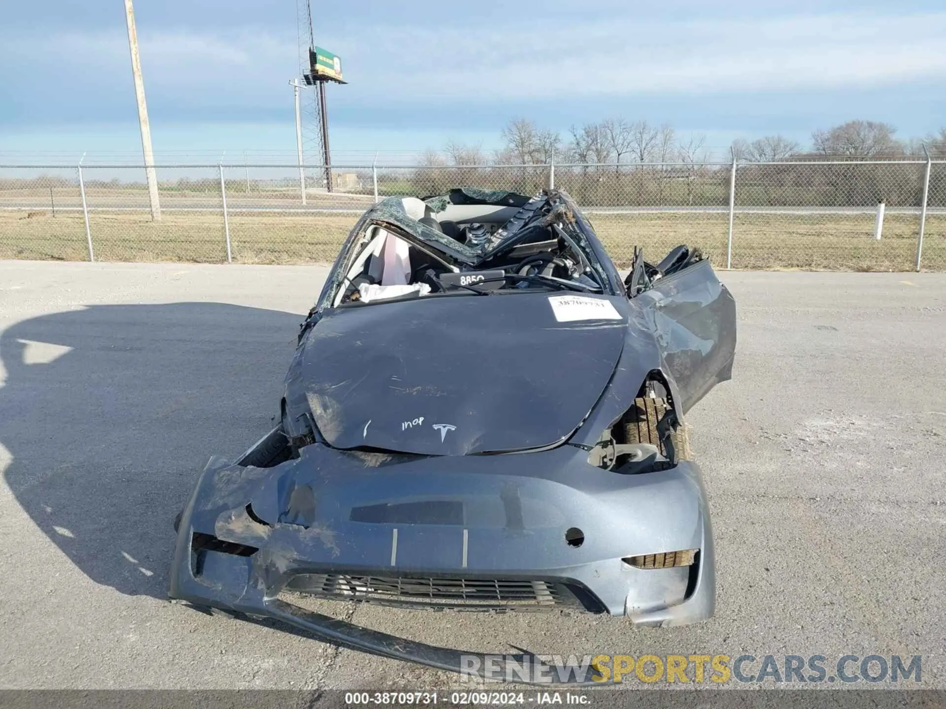 6 Фотография поврежденного автомобиля 7SAYGDEF1PA048850 TESLA MODEL Y 2023