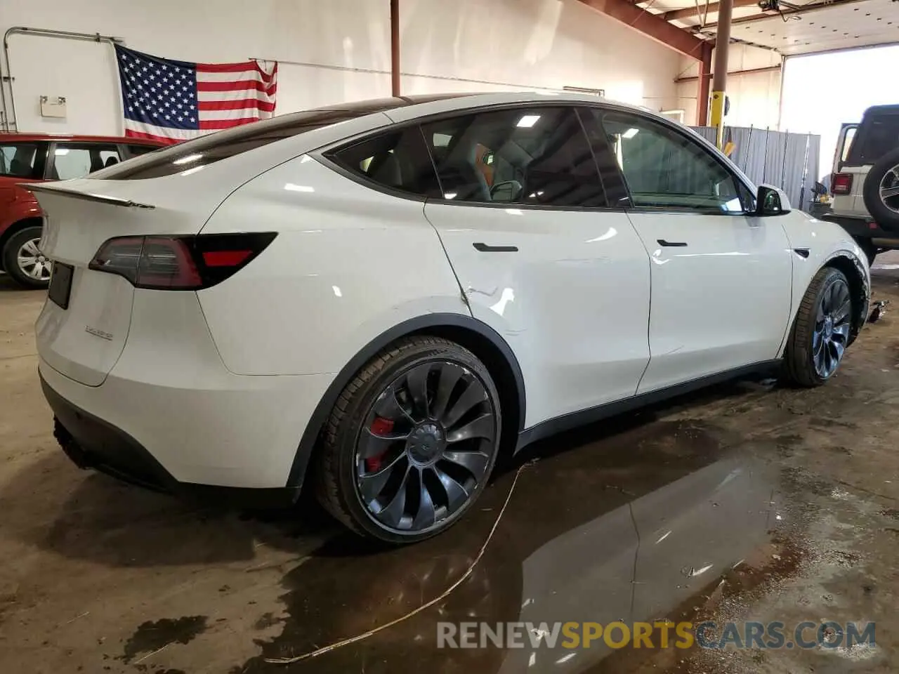 3 Photograph of a damaged car 7SAYGDEF1PF800632 TESLA MODEL Y 2023
