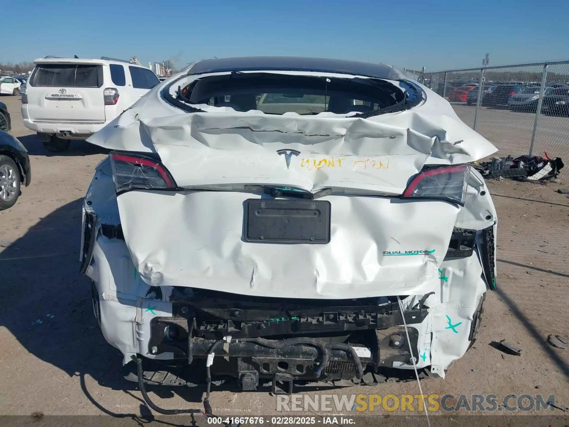 15 Фотография поврежденного автомобиля 7SAYGDEF1PF864976 TESLA MODEL Y 2023