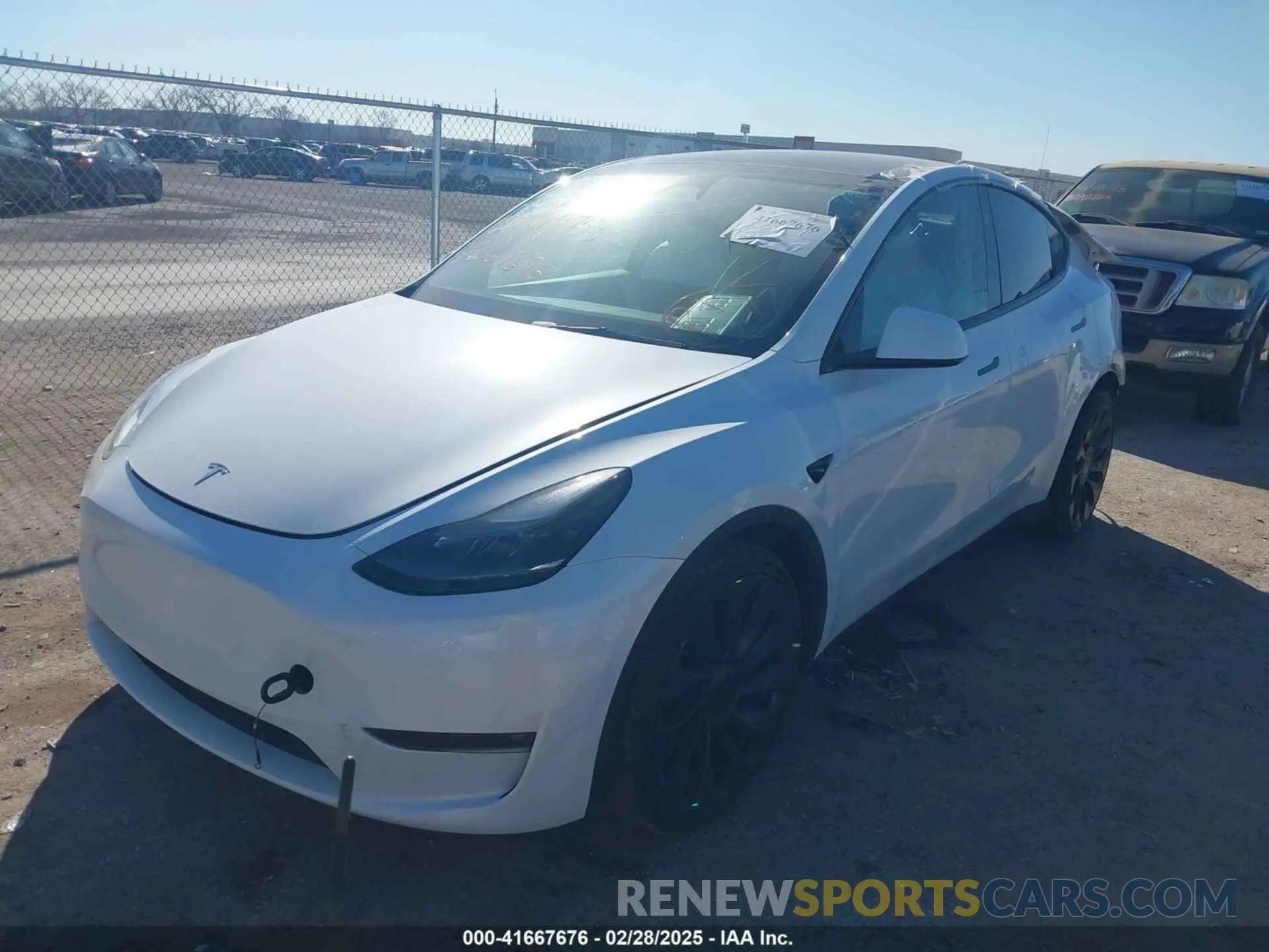 2 Фотография поврежденного автомобиля 7SAYGDEF1PF864976 TESLA MODEL Y 2023