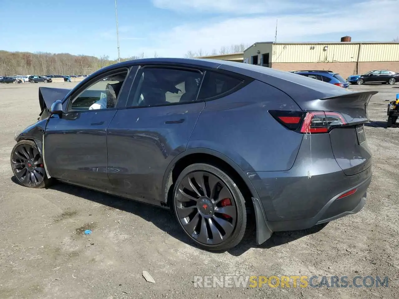 2 Photograph of a damaged car 7SAYGDEF1PF878196 TESLA MODEL Y 2023