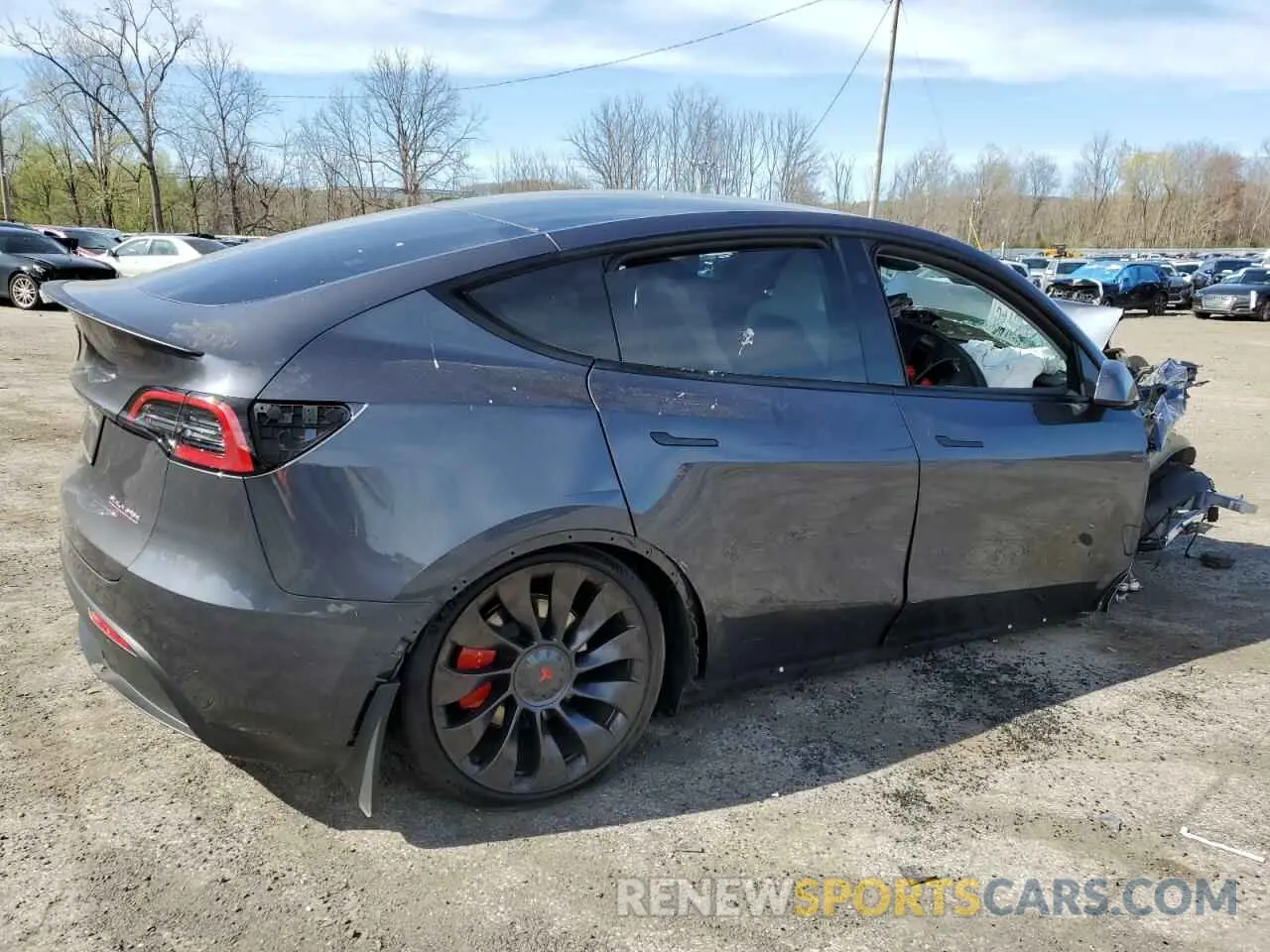 3 Photograph of a damaged car 7SAYGDEF1PF878196 TESLA MODEL Y 2023