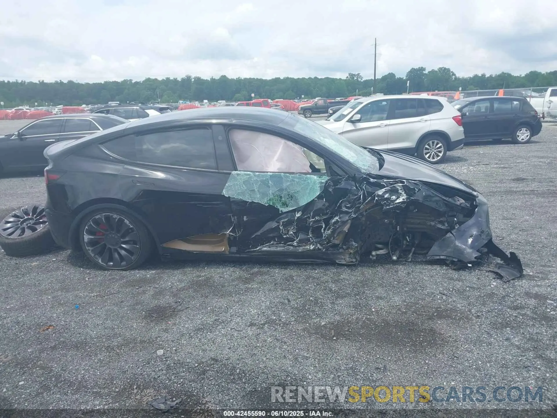 13 Photograph of a damaged car 7SAYGDEF1PF940941 TESLA MODEL Y 2023