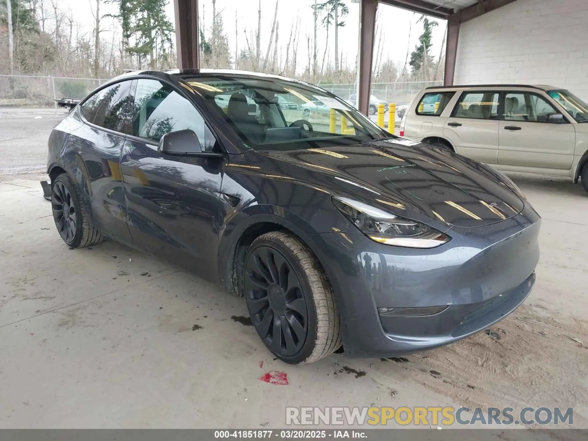 1 Фотография поврежденного автомобиля 7SAYGDEF1PF941197 TESLA MODEL Y 2023