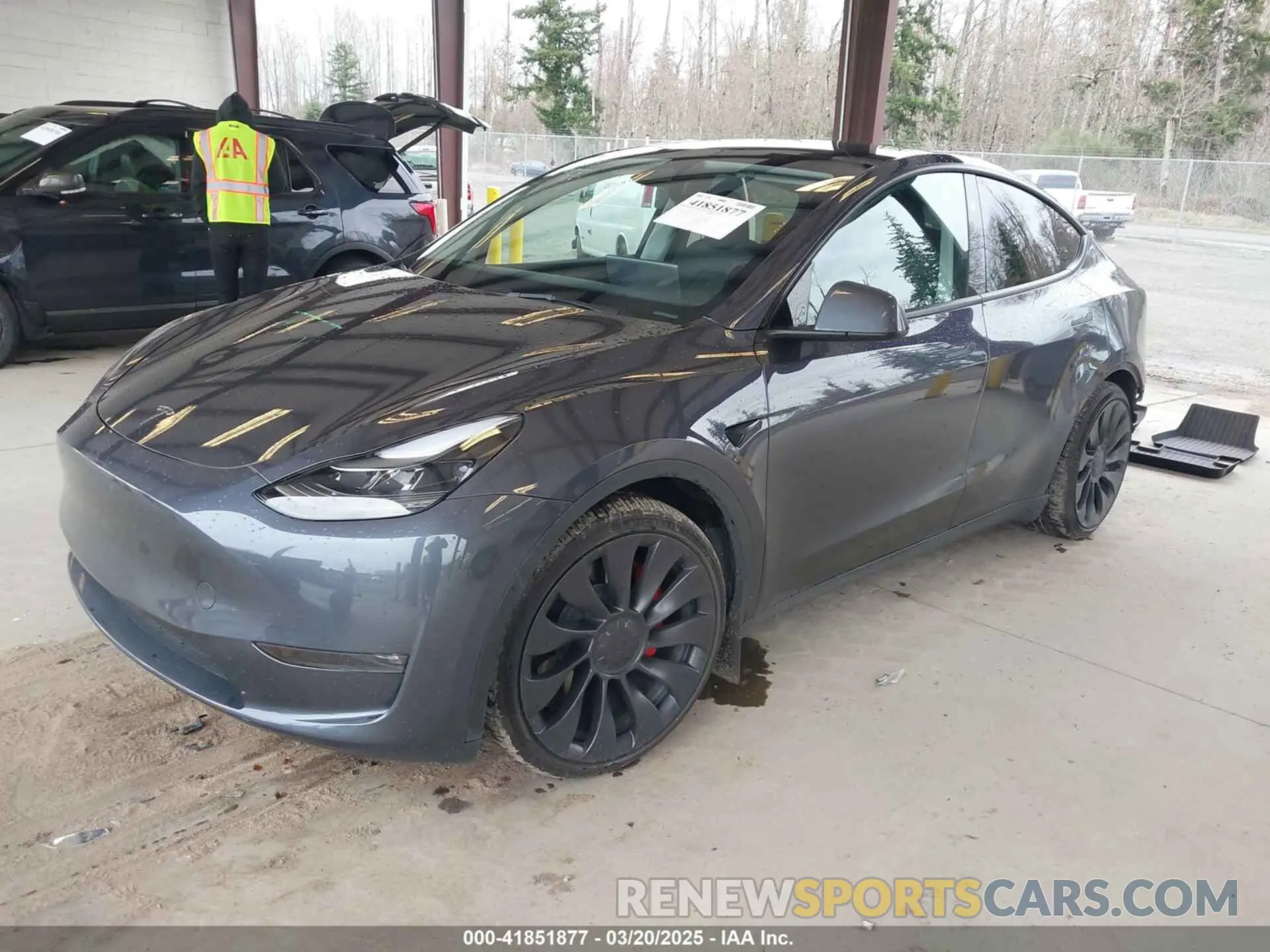 2 Фотография поврежденного автомобиля 7SAYGDEF1PF941197 TESLA MODEL Y 2023