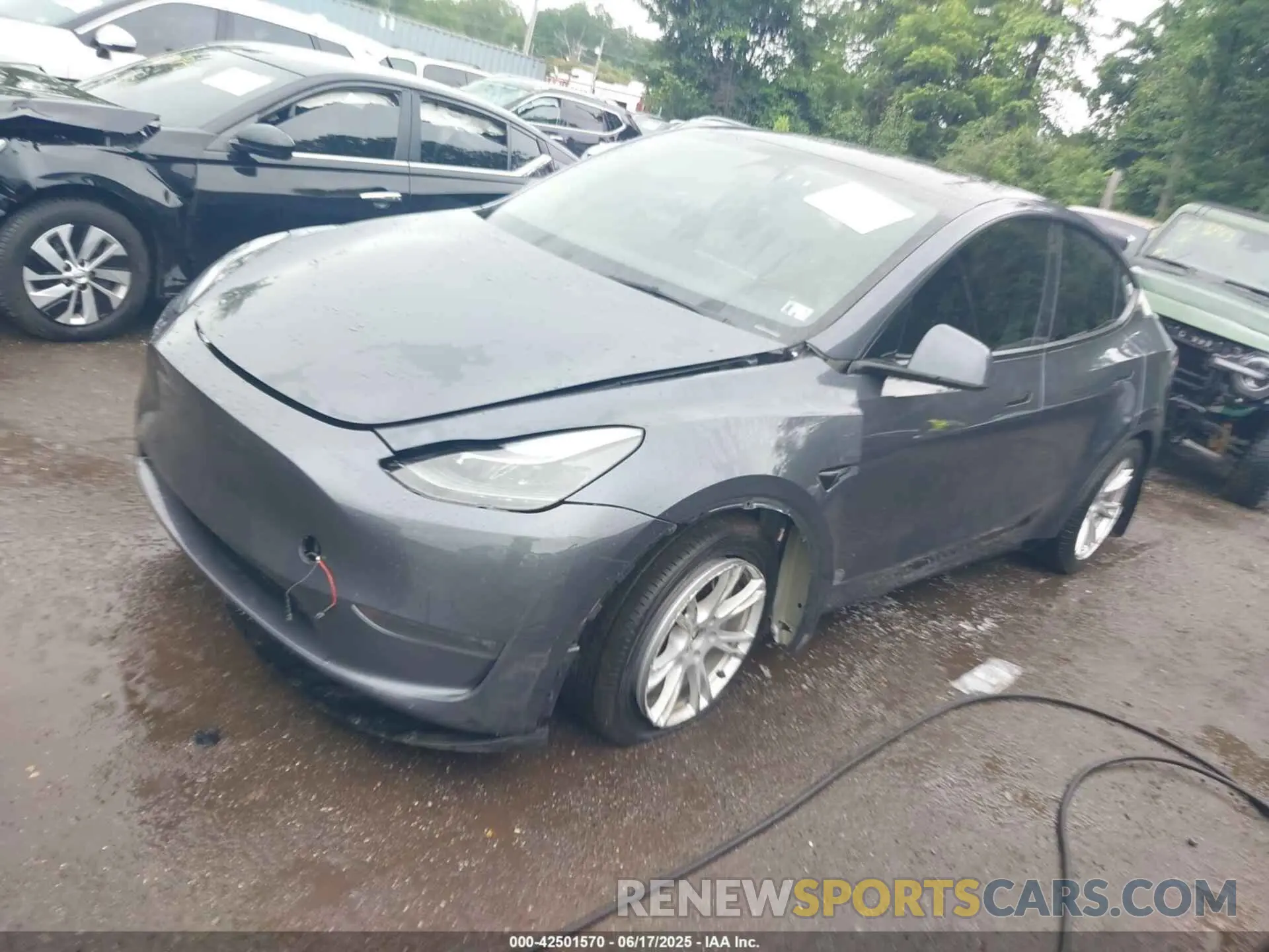 2 Фотография поврежденного автомобиля 7SAYGDEF2PA049778 TESLA MODEL Y 2023