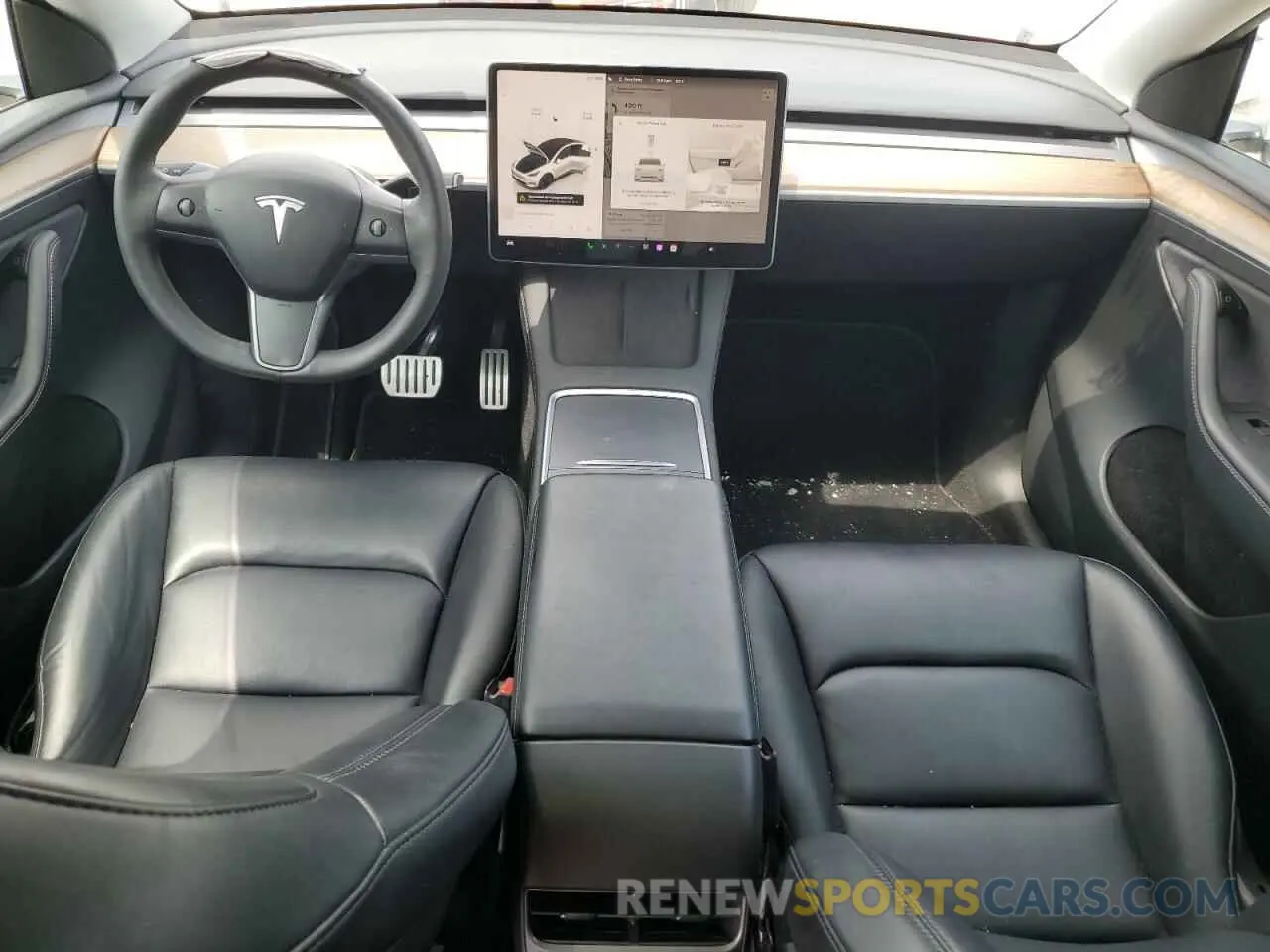 8 Photograph of a damaged car 7SAYGDEF2PF595192 TESLA MODEL Y 2023