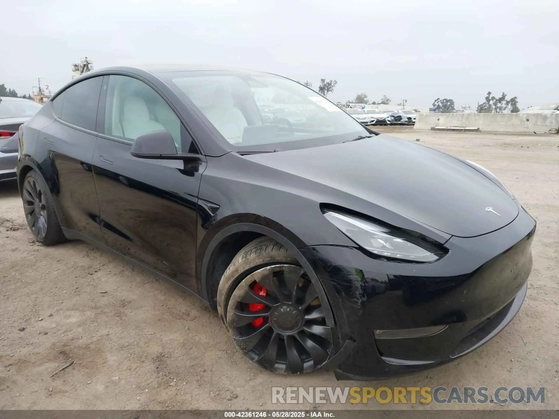 1 Photograph of a damaged car 7SAYGDEF2PF635996 TESLA MODEL Y 2023