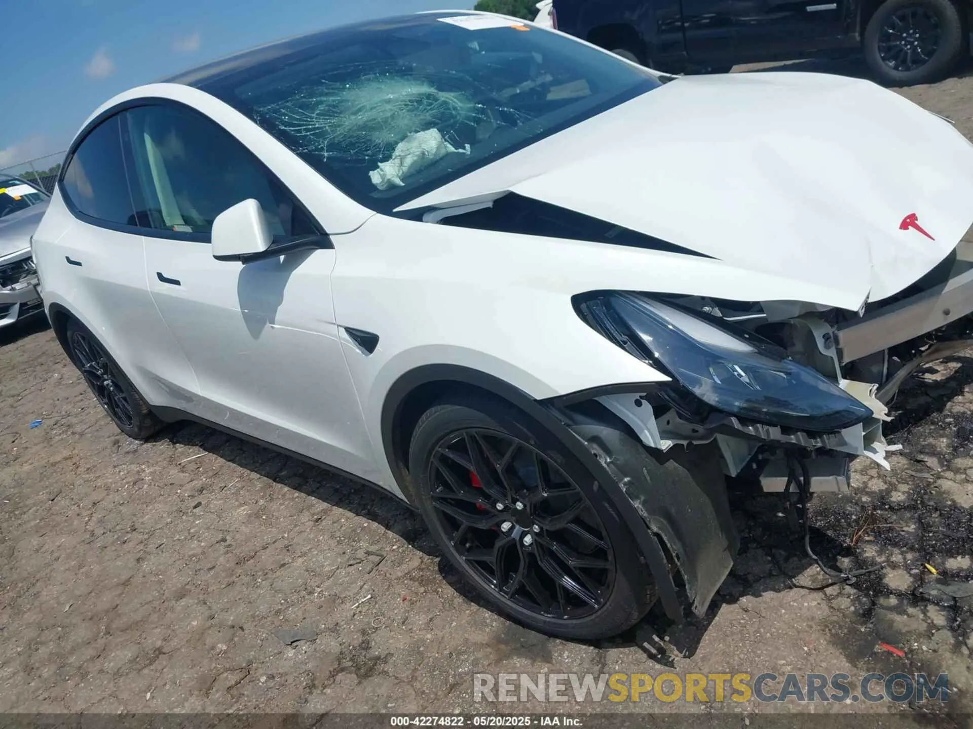 1 Photograph of a damaged car 7SAYGDEF2PF707151 TESLA MODEL Y 2023
