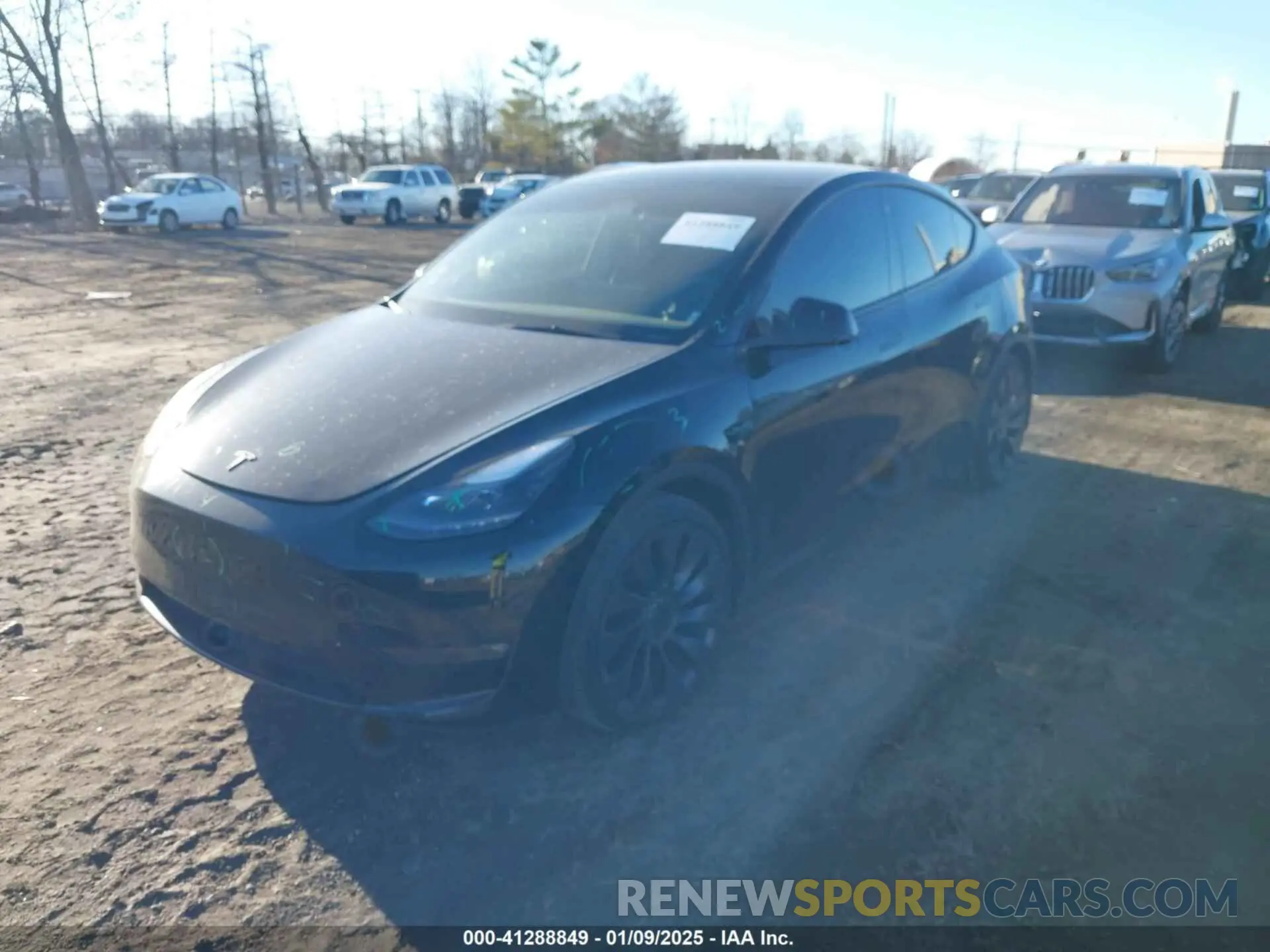 2 Photograph of a damaged car 7SAYGDEF2PF745415 TESLA MODEL Y 2023