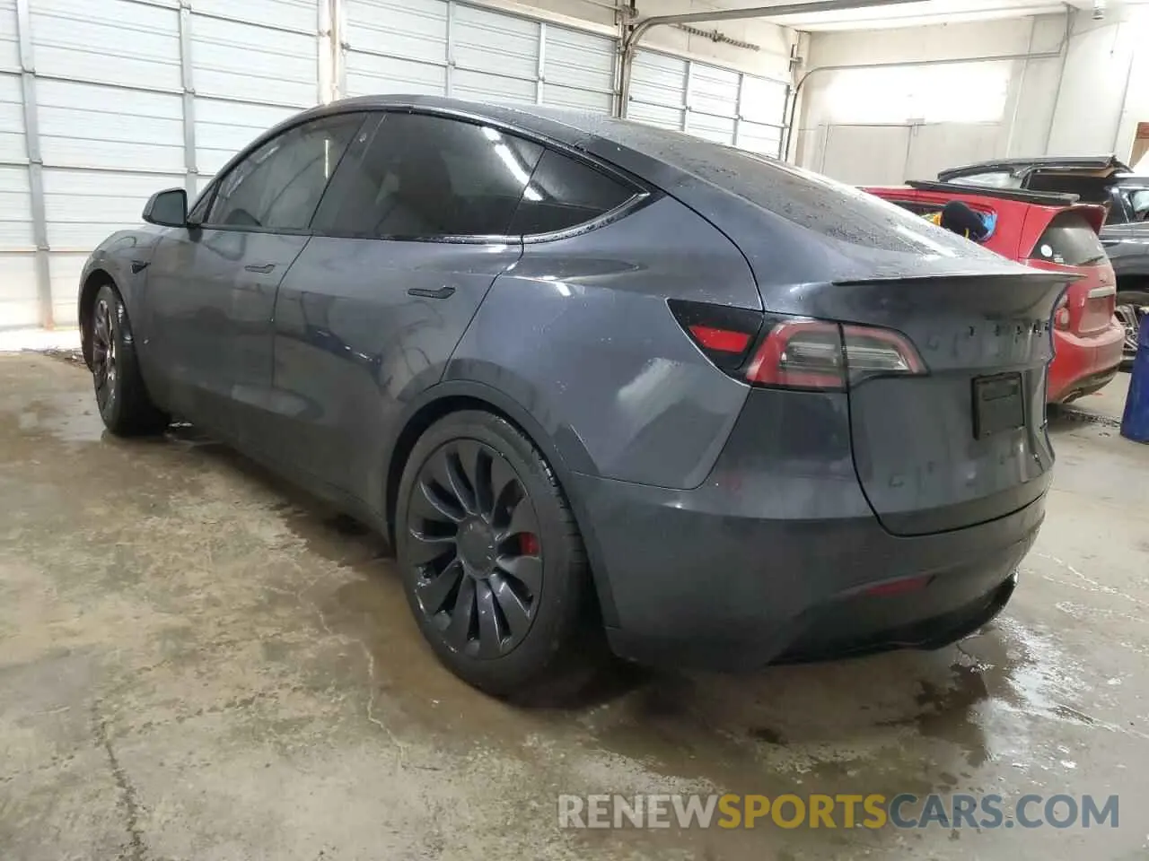 2 Photograph of a damaged car 7SAYGDEF2PF787633 TESLA MODEL Y 2023