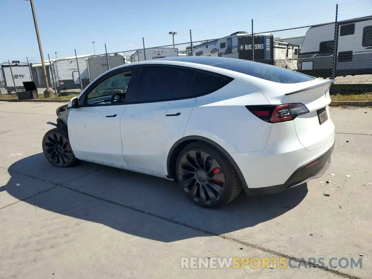 2 Фотография поврежденного автомобиля 7SAYGDEF2PF812675 TESLA MODEL Y 2023