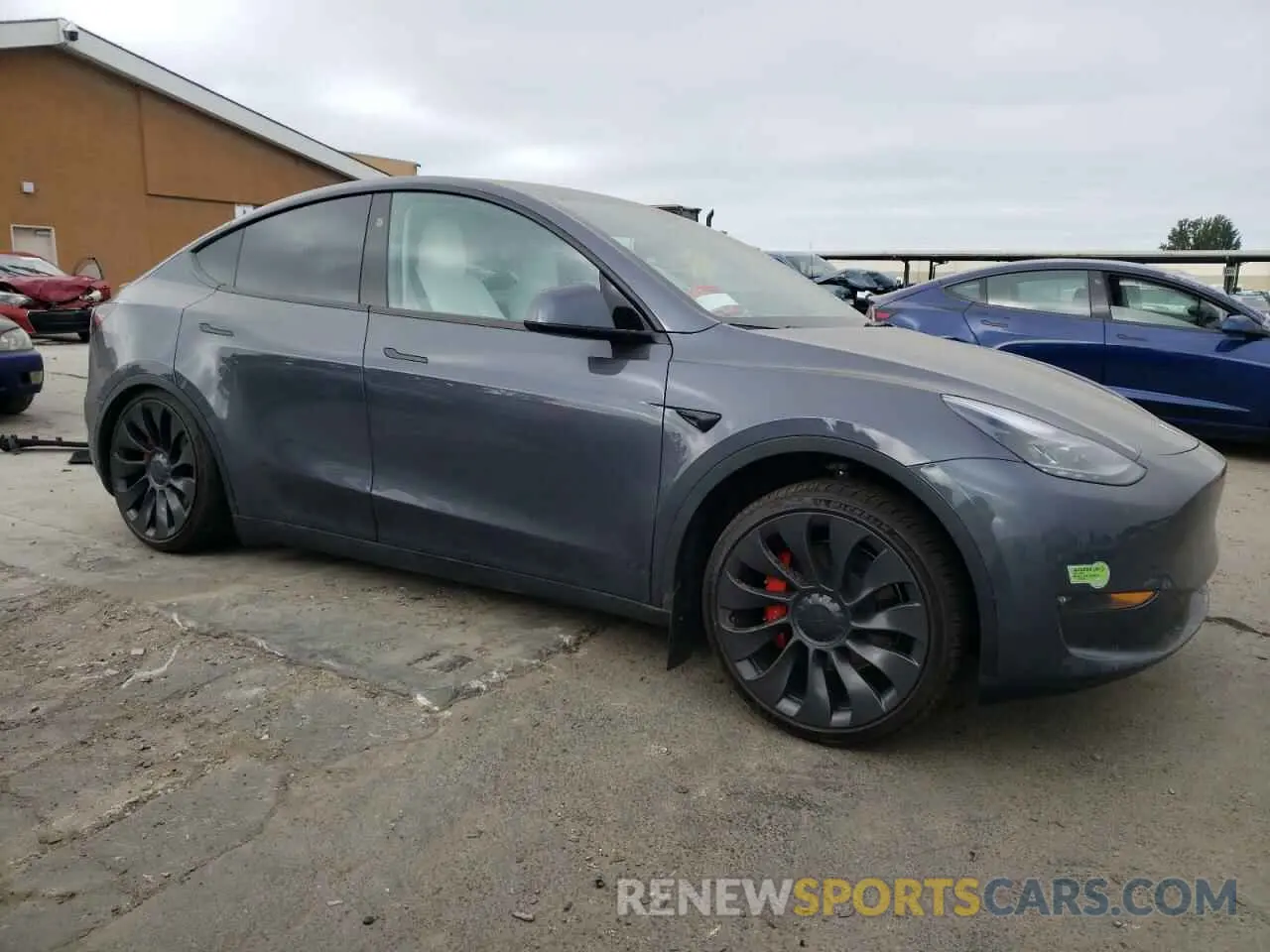 4 Фотография поврежденного автомобиля 7SAYGDEF2PF854313 TESLA MODEL Y 2023