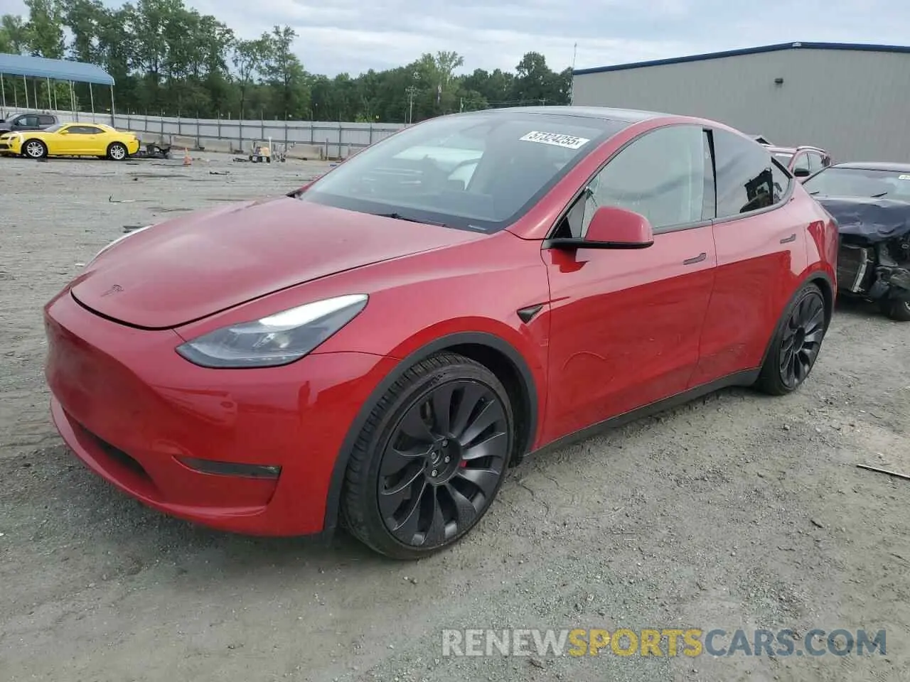 1 Фотография поврежденного автомобиля 7SAYGDEF2PF857843 TESLA MODEL Y 2023