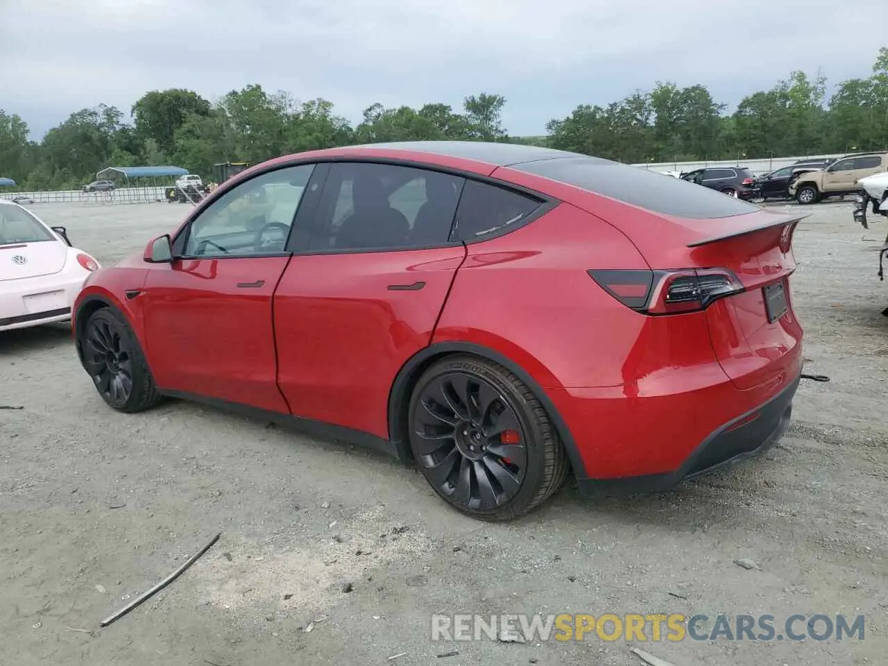 2 Фотография поврежденного автомобиля 7SAYGDEF2PF857843 TESLA MODEL Y 2023