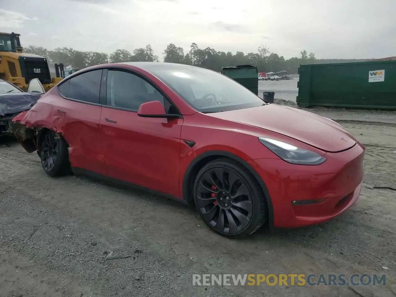 4 Фотография поврежденного автомобиля 7SAYGDEF2PF857843 TESLA MODEL Y 2023