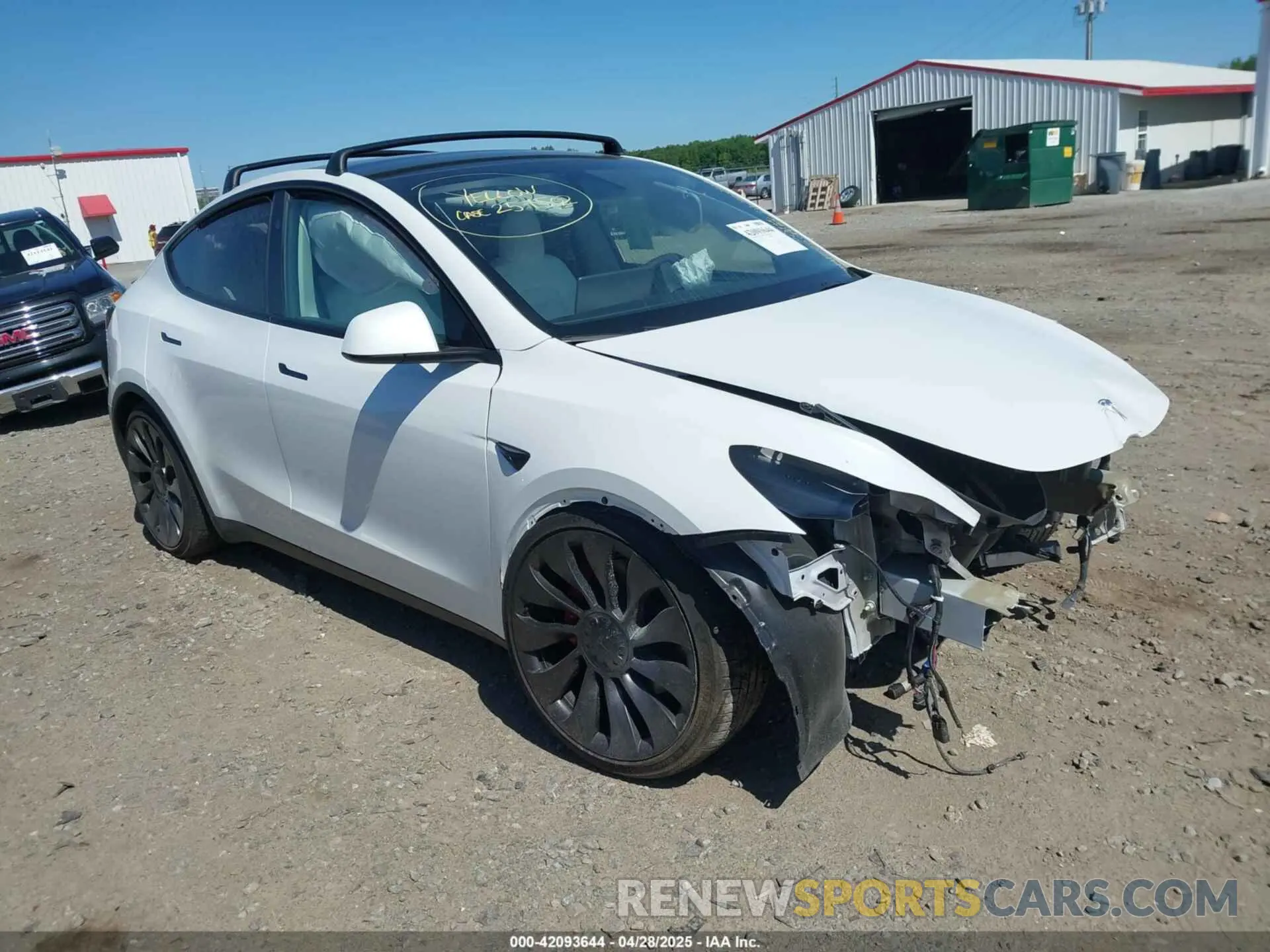 1 Фотография поврежденного автомобиля 7SAYGDEF2PF858782 TESLA MODEL Y 2023