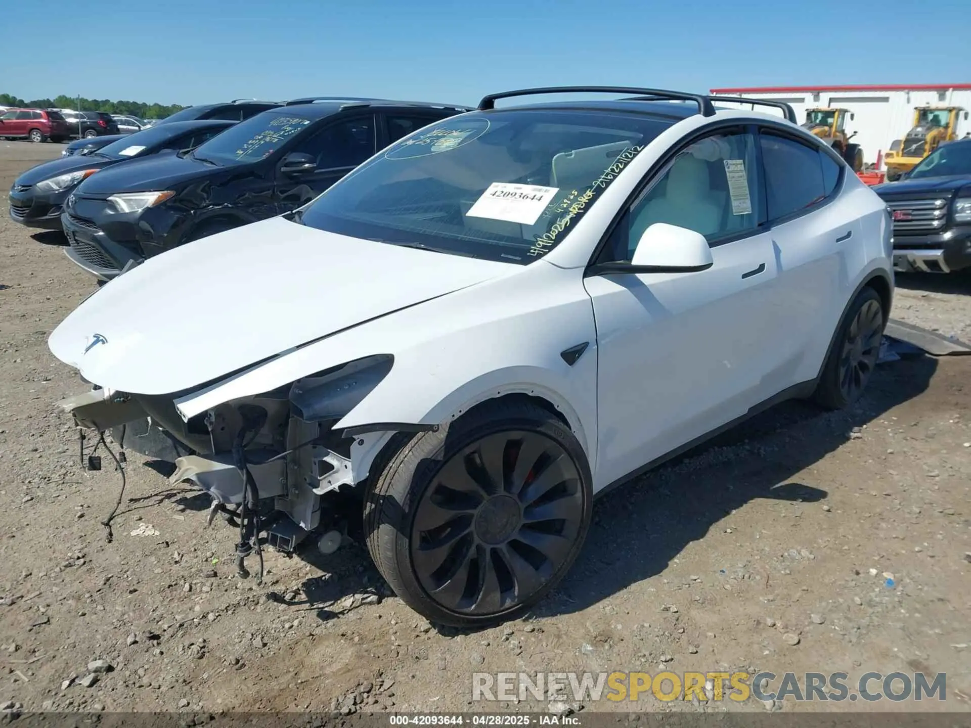 2 Фотография поврежденного автомобиля 7SAYGDEF2PF858782 TESLA MODEL Y 2023