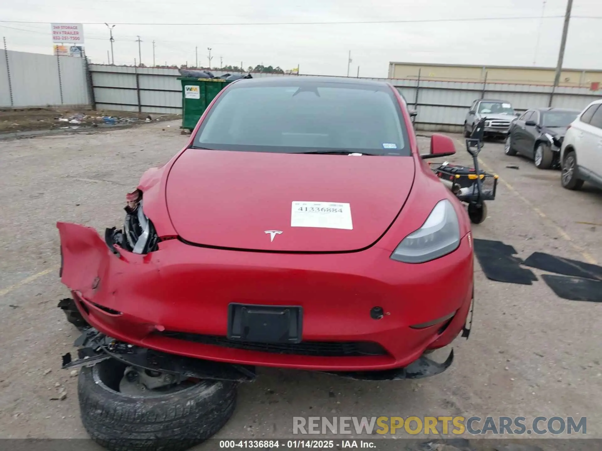 12 Photograph of a damaged car 7SAYGDEF2PF861245 TESLA MODEL Y 2023