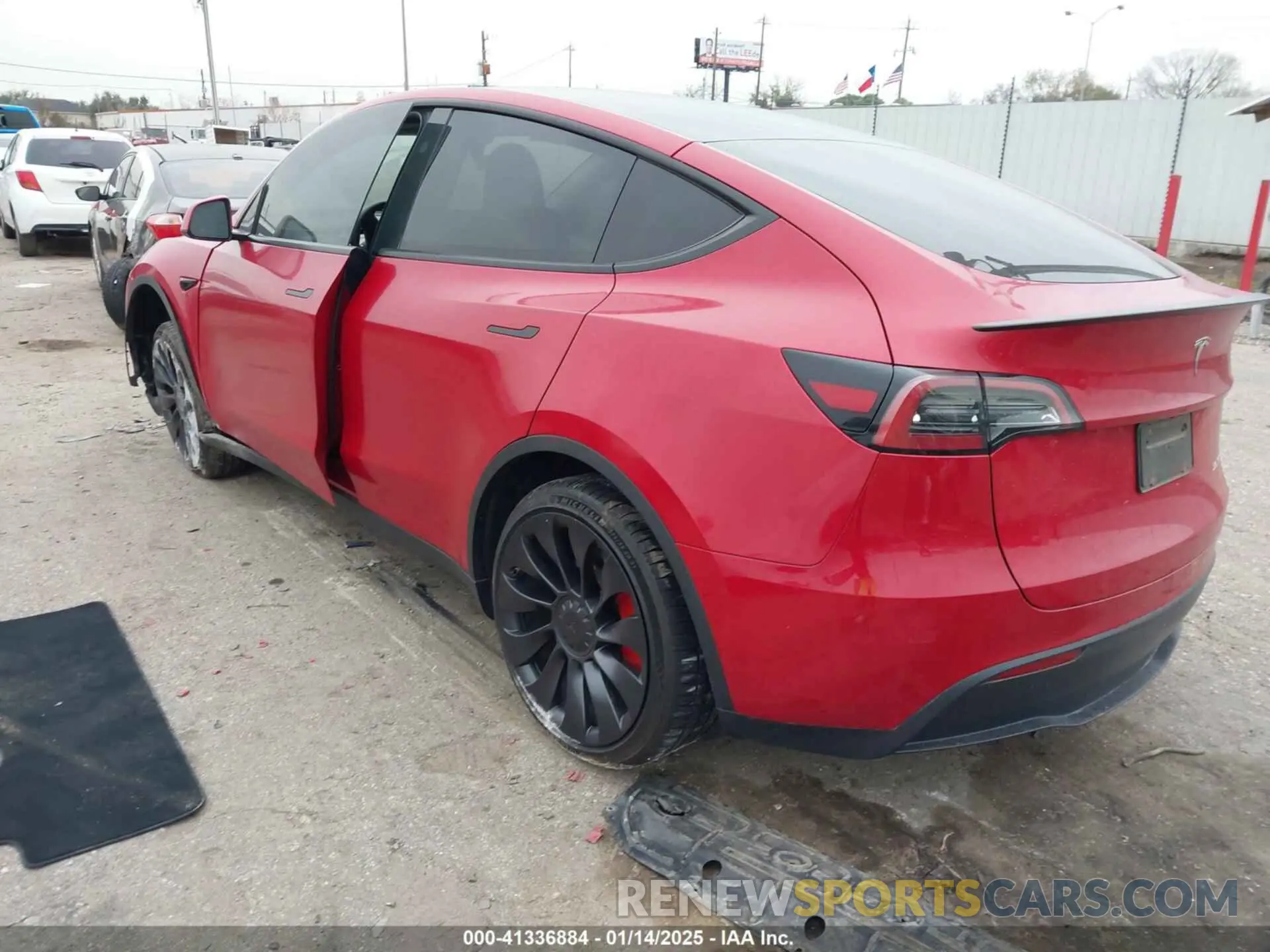 3 Photograph of a damaged car 7SAYGDEF2PF861245 TESLA MODEL Y 2023