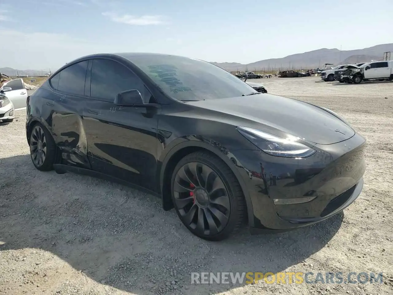 4 Фотография поврежденного автомобиля 7SAYGDEF2PF938051 TESLA MODEL Y 2023