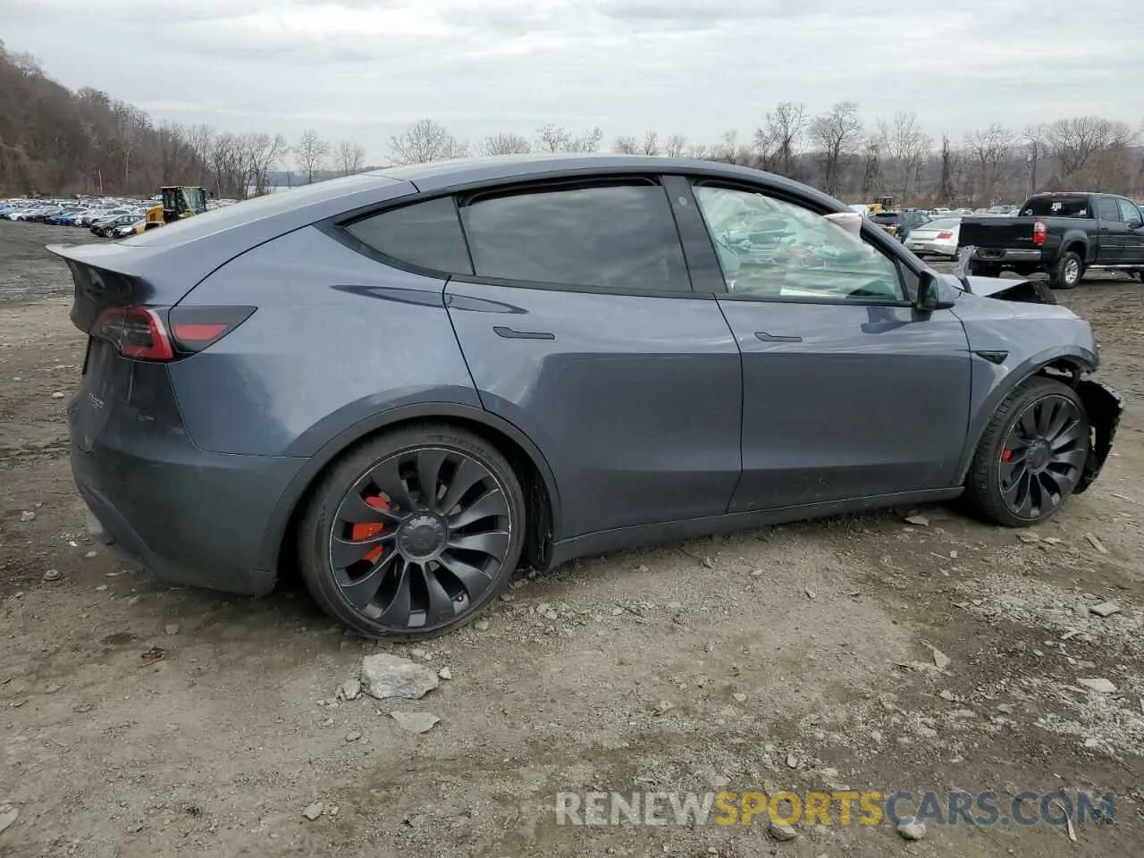 3 Photograph of a damaged car 7SAYGDEF3PF705733 TESLA MODEL Y 2023