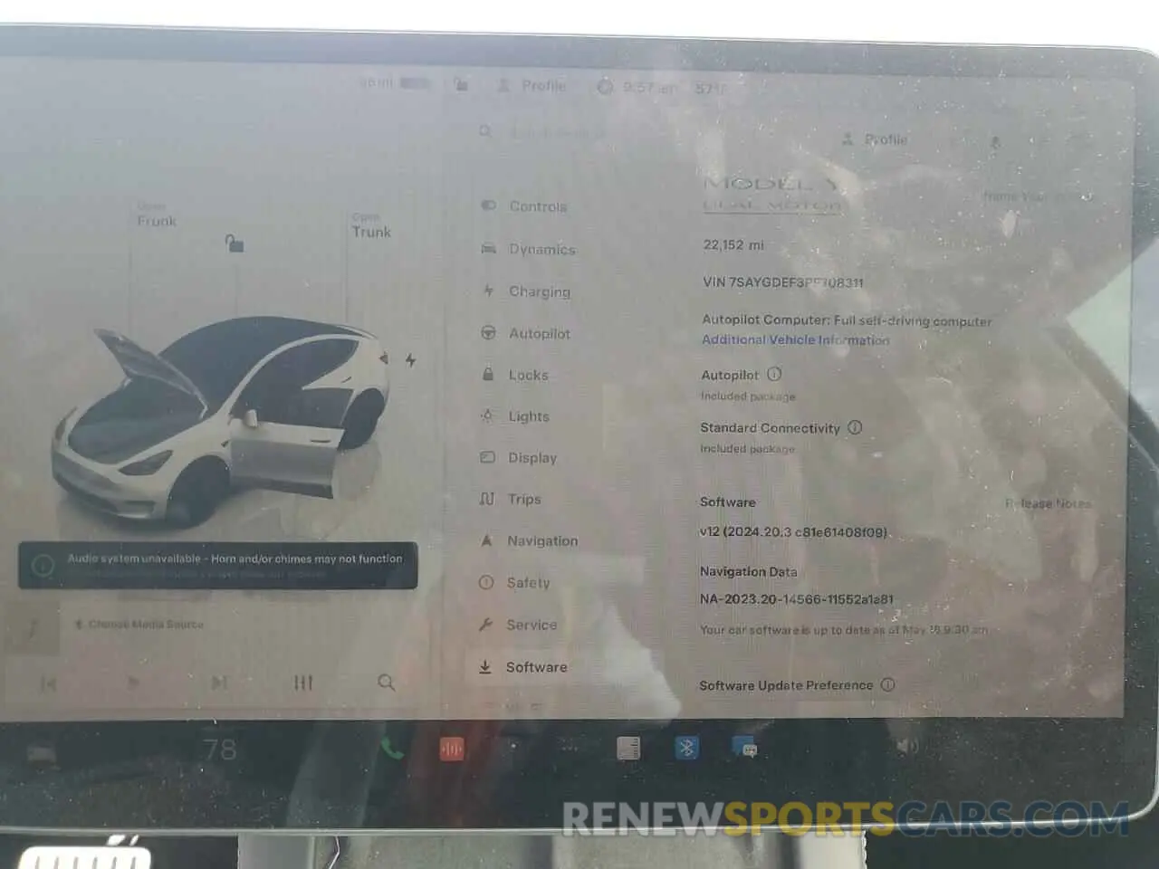 9 Фотография поврежденного автомобиля 7SAYGDEF3PF708311 TESLA MODEL Y 2023